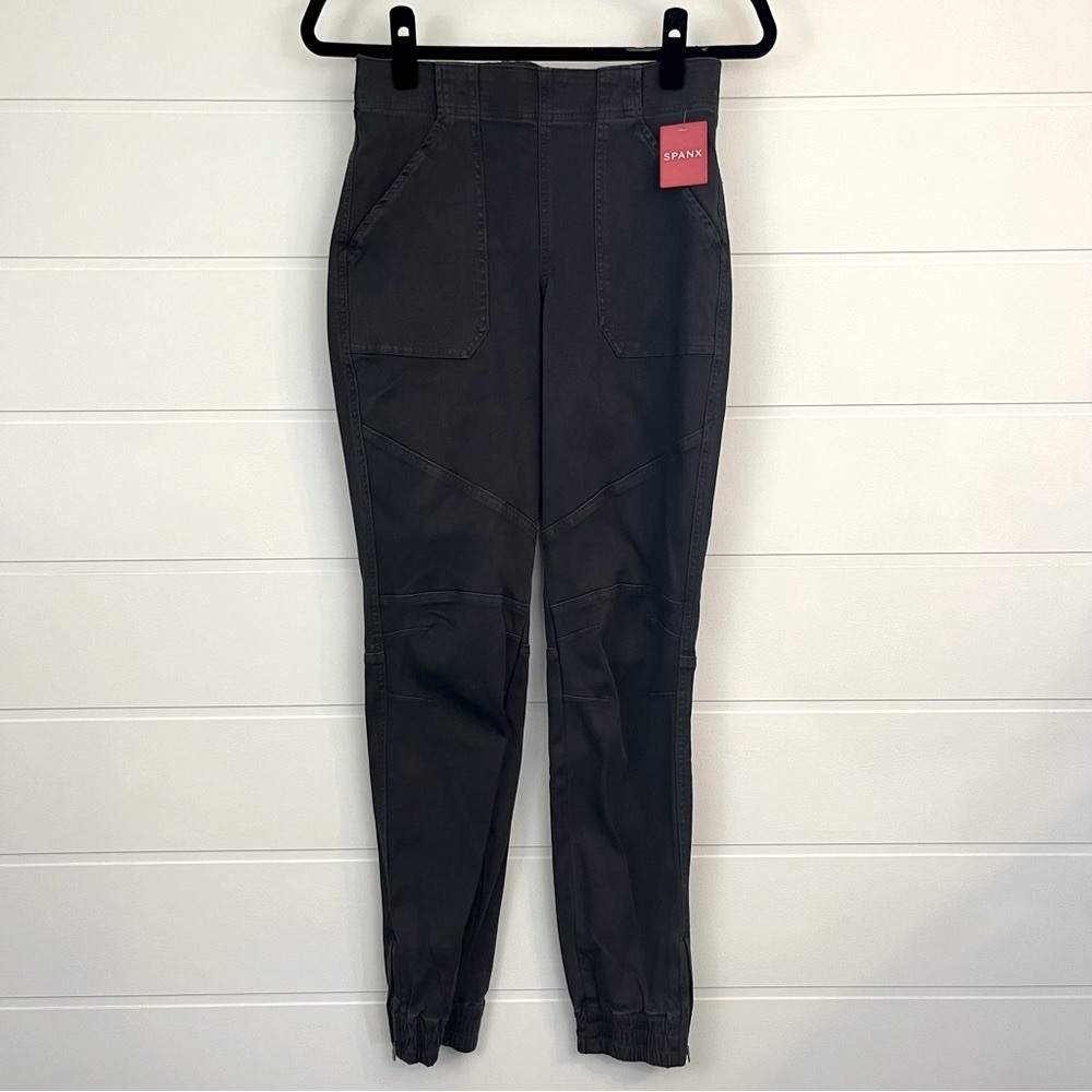 Spanx Sz S Stretch Twill Cargo Jogger Pants
